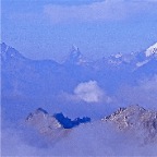 Galmihorn (VS) Blick auf das Matterhorn 